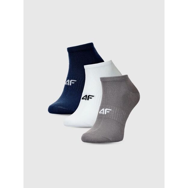 Men\ s casual ankle socks (SET OF 3) 4F 4FWMM00USOCM442-95S