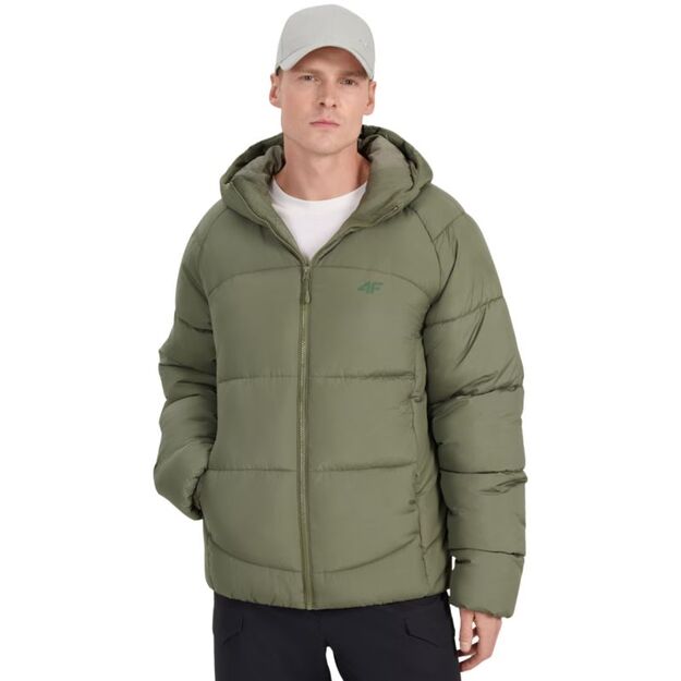 Men\ s down jacket 4F M0708 khaki 4FRAW25TDJAM0708 43S