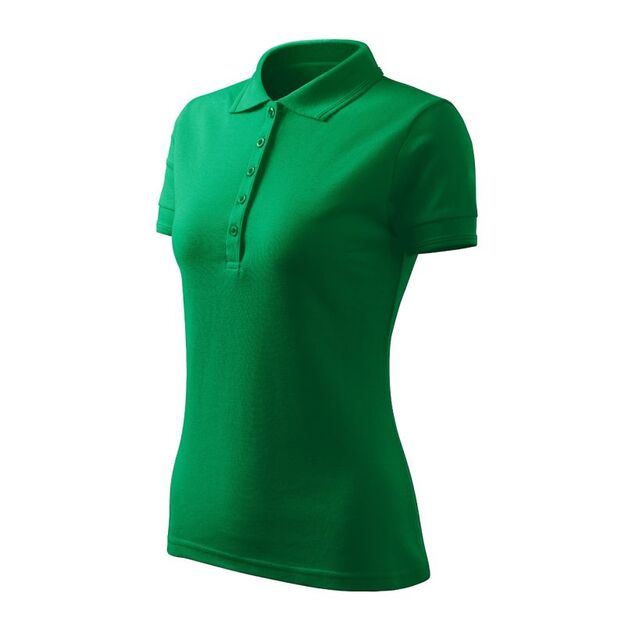 Malfini Pique Polo Free W MLI-F1016 Grass Green Polo Shirt