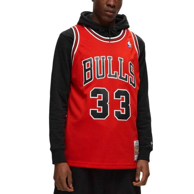Mitchell & Ness Men\ s Chicago Bulls NBA Swingman Jersey Scottie Pippen #33 SMJYGS18153-CBUSCAR97SPIN