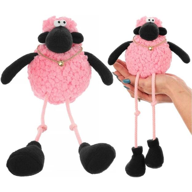 SITTING PINK LAMB 10+25CM SPRING DECORATION