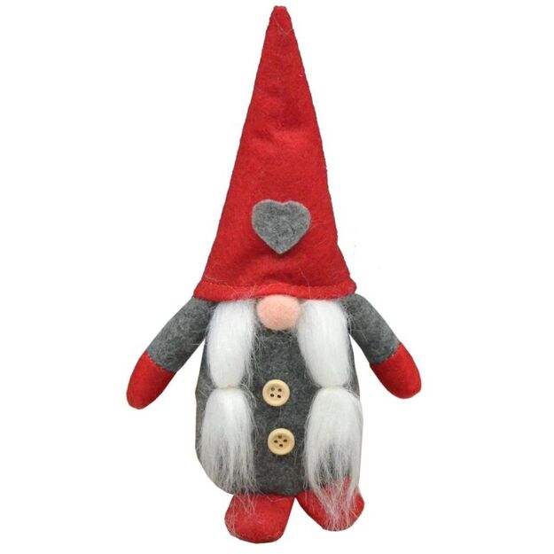 DECORATIVE gnome with a heart 20cm girl