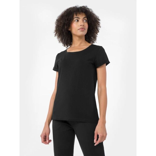 Women\ s regular plain T-shirt 4F 4FMM00TTSHF732-20S