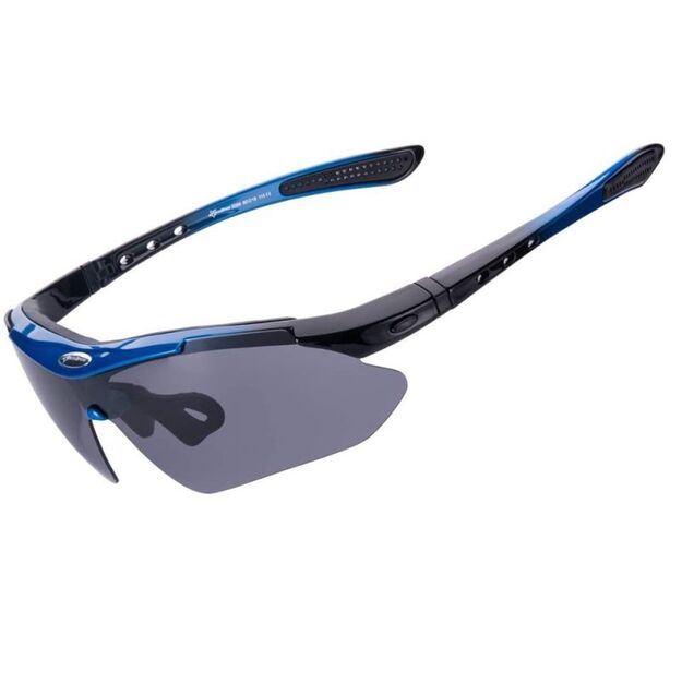 Rockbros polarized sunglasses 5 lenses blue