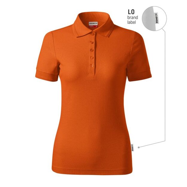 Reserve Women\ s Polo Shirt (Orange (Brand Label))