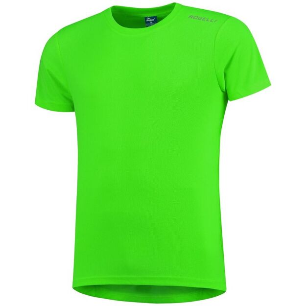 Rogelli Promo T-shirt fluor-green 128-140