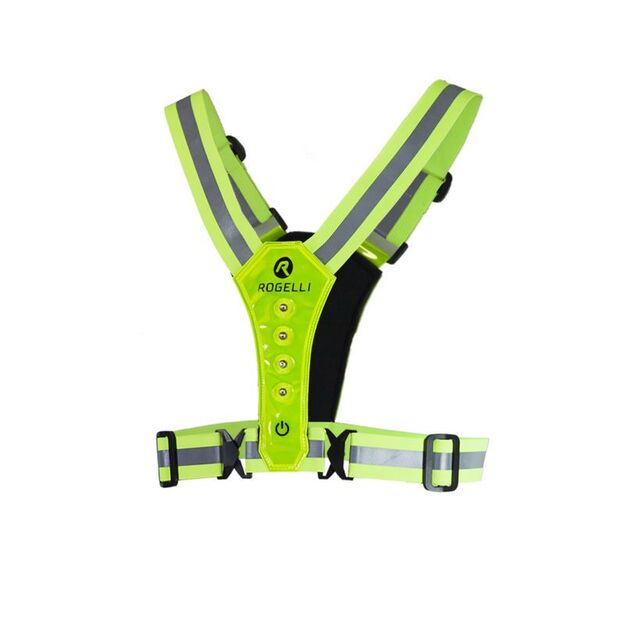 Rogelli fluorescent LED reflective vest