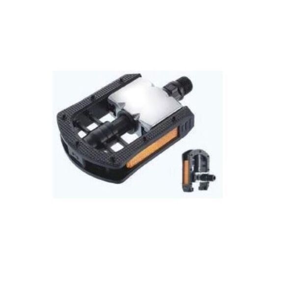 CITY ALU/PVC folding pedals black