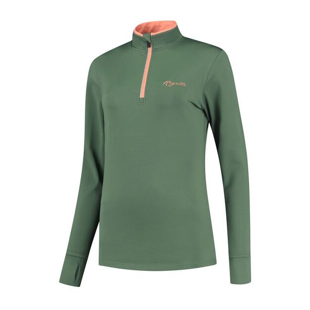 Rogelli SNAKE women\ s running sweatshirt green S