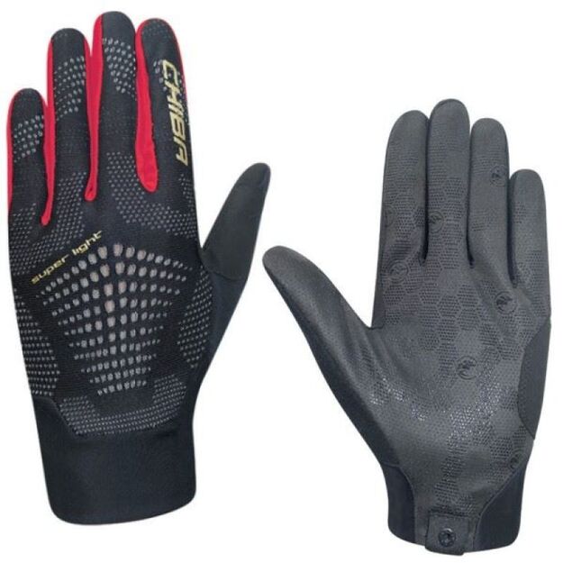 CHIBA SUPERLIGHT gloves black red XXL