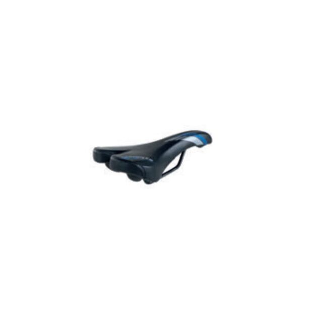 HYBRIS saddle black and blue