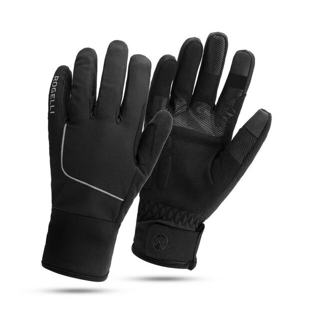 Rogelli ESSENTIAL winter gloves black S