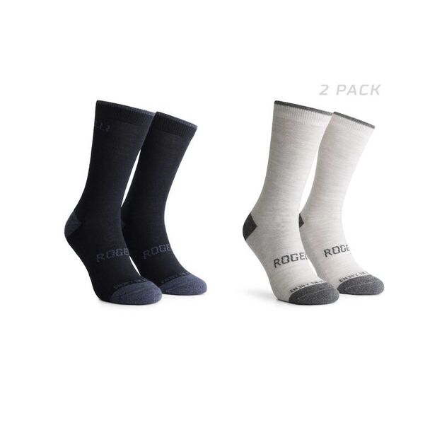 Rogelli WOOL socks 2-pack blue/gray 36-39
