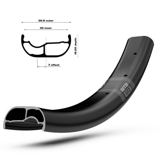 WTB HTZ i-35 Rim 27.5\ \  32 Holes