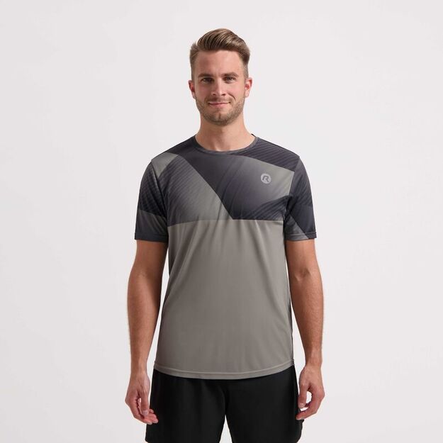 Rogelli RUSH running shirt beige S