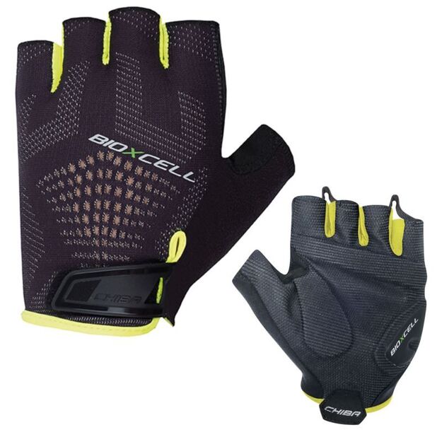 CHIBA BIOXCELL SUPER FLY gloves black yellow S