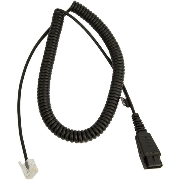Jabra LINK Unify QD coiled cable to mod plug