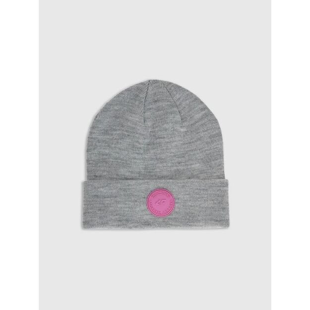 Girls\  winter beanie hat 4F 4FJRAW25ACAPF0749-27M