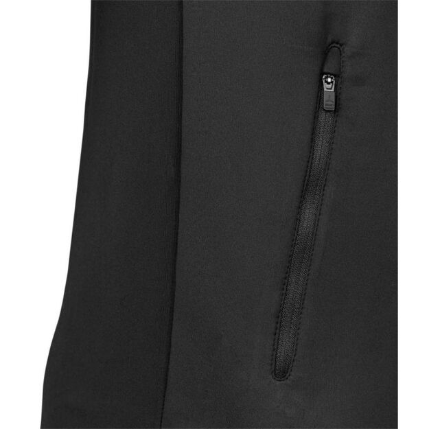 SELECT Monaco black v24 zip-up football training sweatshirt with hood