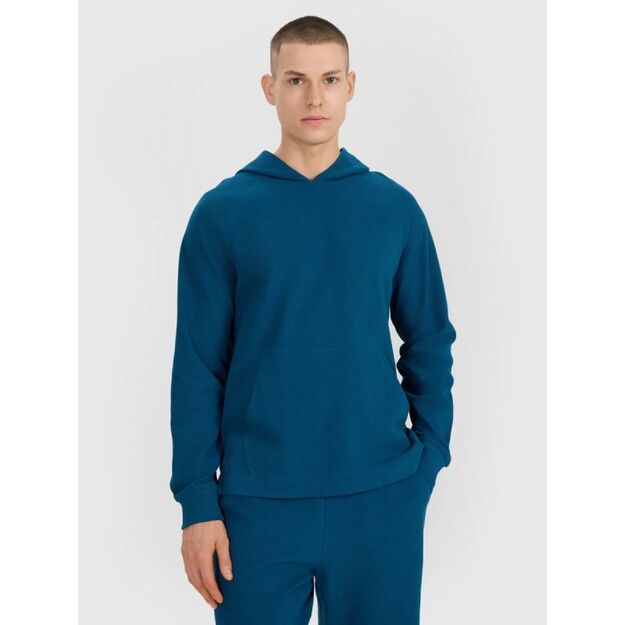 Men\ s sweatshirt with hood, open, 4F 4FWSS25TSWSM1558-46S