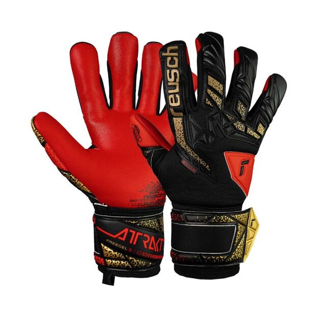 Reusch Attrakt Freegel Silver M 5570235 7075 Goalkeeper Gloves