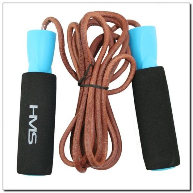 HMS SK17 Leather Skipping Rope 