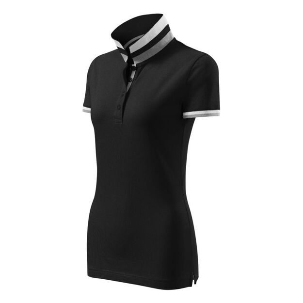Malfini Collar Up W MLI-25701 Black Polo Shirt