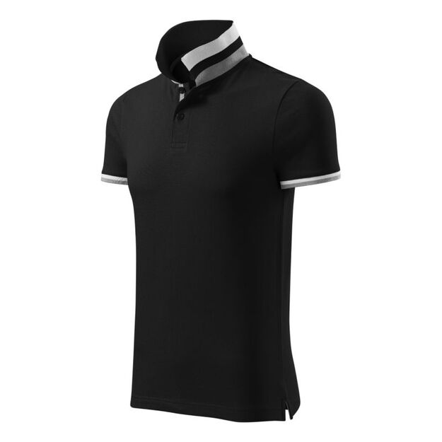 Malfini Collar Up Polo Shirt M MLI-25601 Black
