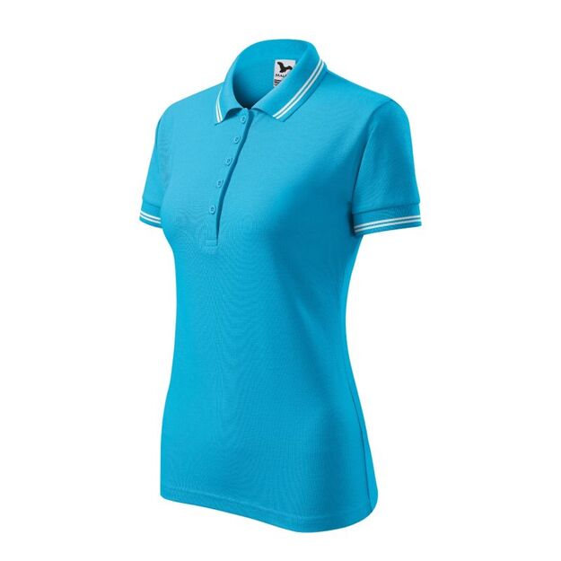 Adler Urban W MLI-22044 turquoise polo shirt