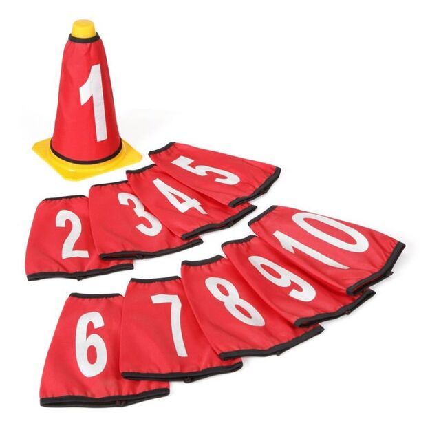 Yakima Sport T-shirts - cones numbers 10 pieces 100330