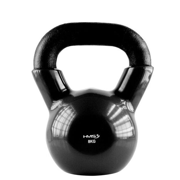 Black HMS KNV08 cast iron kettlebell 