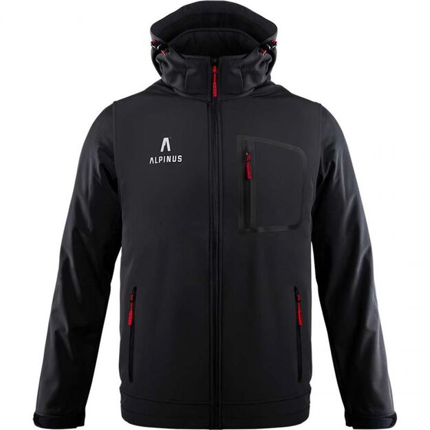 Alpinus Stenshuvud softshell jacket black BR43371
