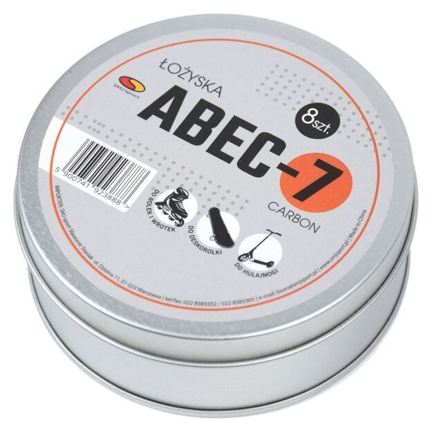 ABEC-7 bearings, can of 8.
