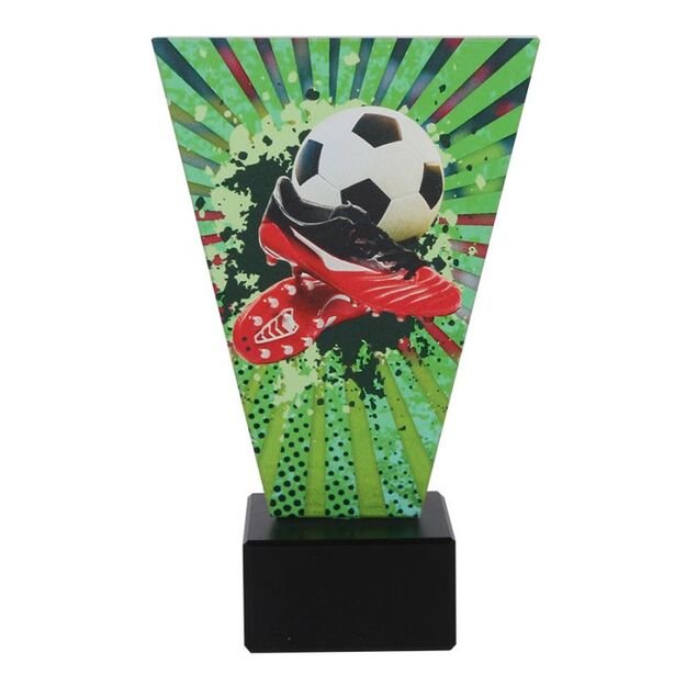 Glass football trophy Triumph