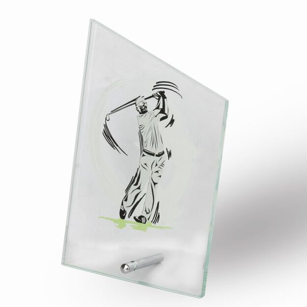 Triumph glass trophy