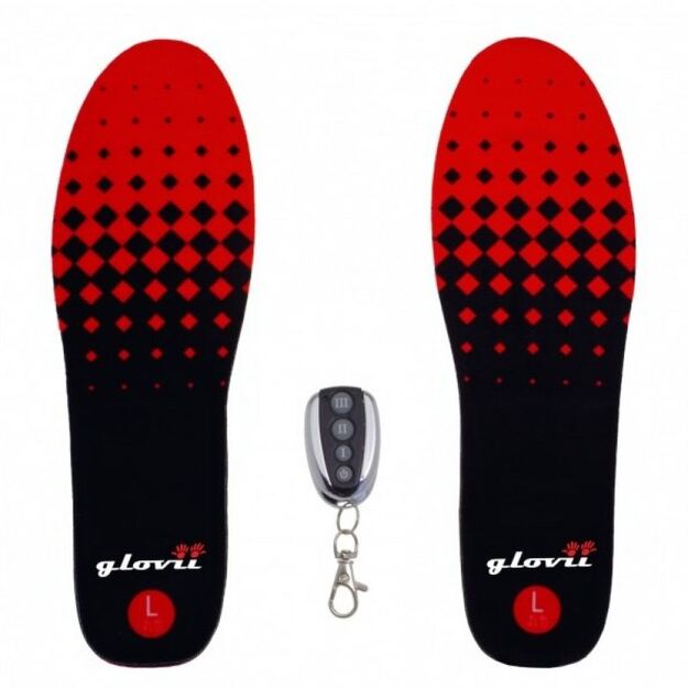 Glovii GW2L heated shoe insert (41, 42, 43, 44, 45, 46  black and red)