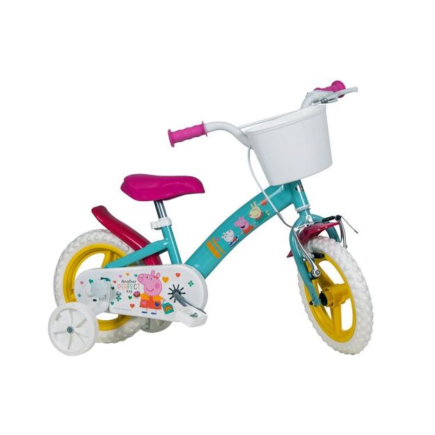 Children\ s bike 12  Peppa Pig green 1198