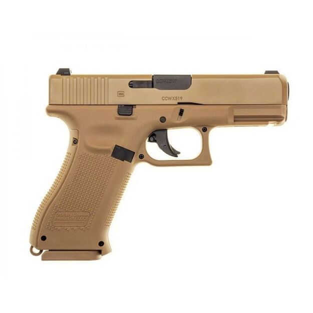 Glock 19X 4.5mm coyote BB CO2 air pistol