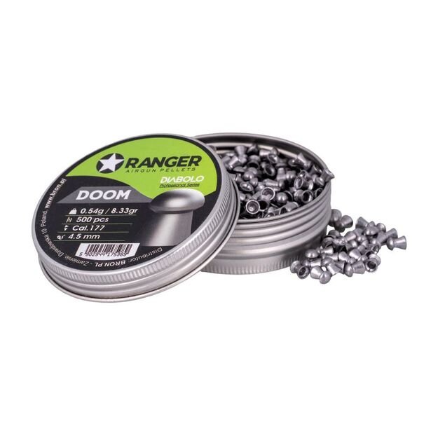 4.5 mm RANGER Diabolo Professional Doom pellets, mushroom, 500 pcs., 0.54 g
