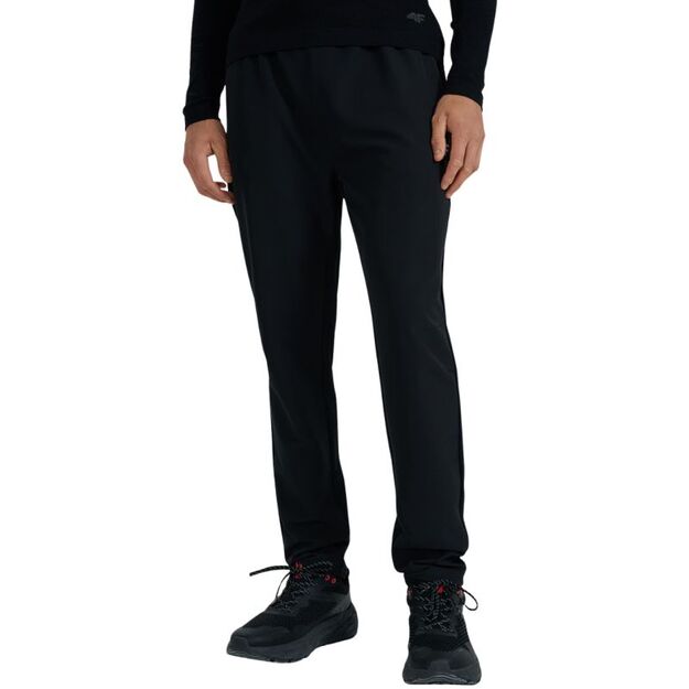 Men\ s trousers 4F FNK M0930 deep black 4FWAW25TFTRM0930 20S
