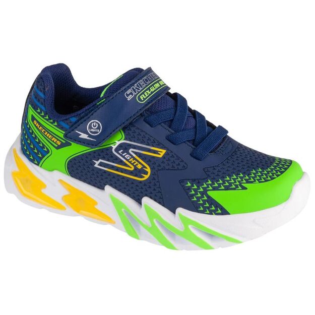 Skechers S-Lights: Flex-Glow Bolt 400138L-NVMT Navy 30