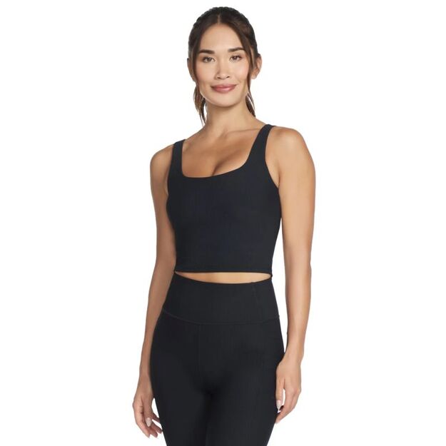 Skechers Go Flex Rib Longline Bra BR1-BLK Black L