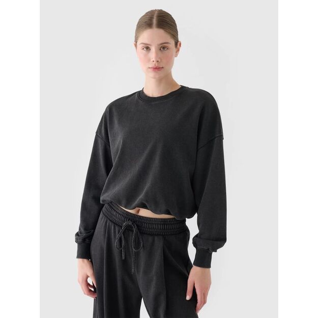 Women\ s sweatshirt without zipper and hood 4F 4FRSS24TSWSF2032-20S