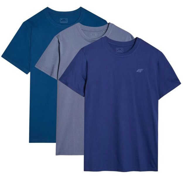 Men\ s T-shirt (3-Piece Set) 4F 3P-SS-4FWMM00TTSHM2256-90S 3PACK