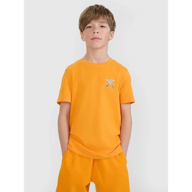 Boy\ s regular printed T-shirt 4F 4FJRSS25TTSHM2642-70S