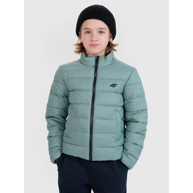 Boy\ s down jacket with synthetic filling 4F 4FJWSS25TDJAM520-41S