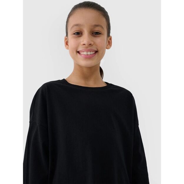 Longsleeve oversize smooth girls 4F 4FJWSS25TLONF377-20S