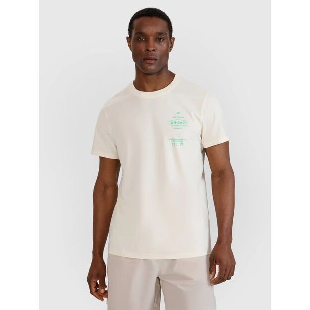 Men\ s regular printed T-shirt 4F 4FRSS25TTSHM2688-11S