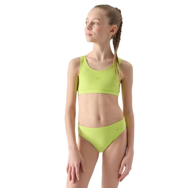 Girls\  two-piece swimsuit 4F JUNIOR 4FJWMM00UBKSF027-45S