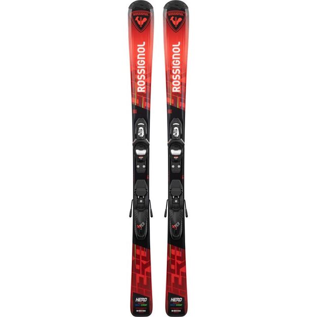ROSSIGNOL HERO JR 100-140 KID4 ski set